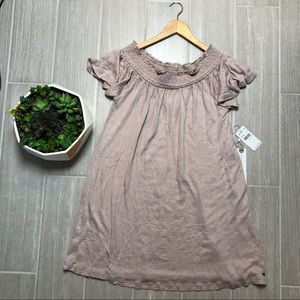 NWT O'Neill Blush Off Shoulder Dress